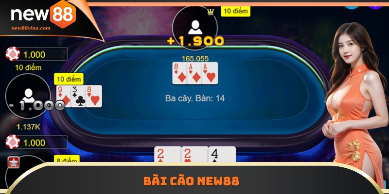 Game Bài Trực Tuyến Bài Cào NEW88 Dễ Chơi, Thắng Nhanh