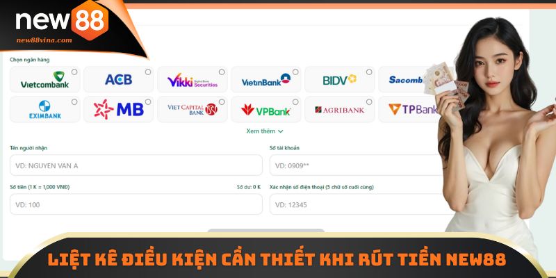 Hướng dẫn rút tiền NEW88 siêu nhanh