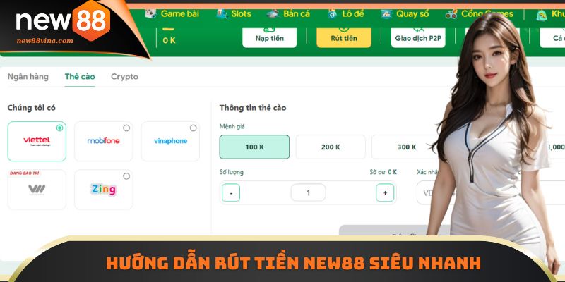Liệt kê điều kiện cần thiết khi rút tiền NEW88