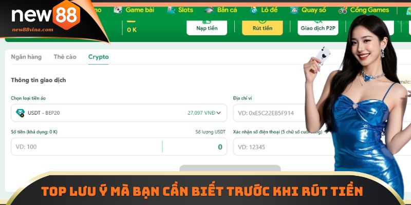 Top lưu ý mà bạn cần biết trước khi rút tiền