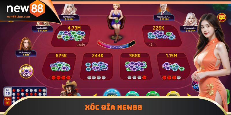 Chơi Xóc Đĩa NEW88 Game Hay, Thắng Cực Nhanh